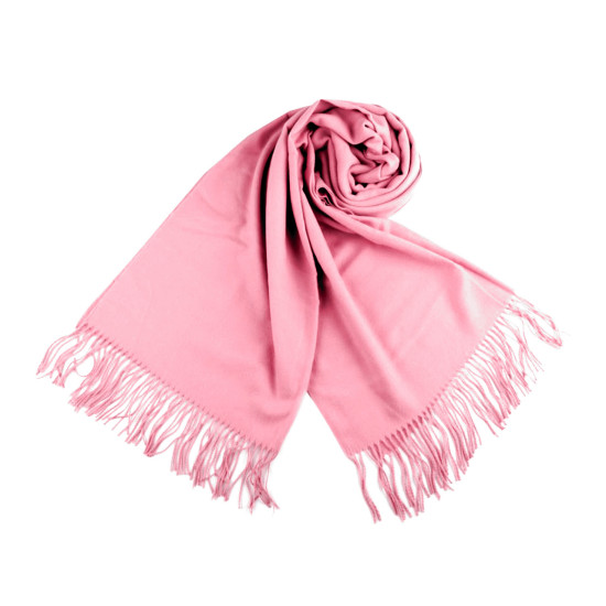 Scarf / shawl of pashmina type with fringes 65x180 cm - Red (4 Pieces) Scarf / shawl of pashmina type with fringes 65x180 cm - Red (4 Pieces)