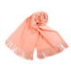 Scarf / shawl of pashmina type with fringes 65x180 cm - Red (4 Pieces) Scarf / shawl of pashmina type with fringes 65x180 cm - Red (4 Pieces)
