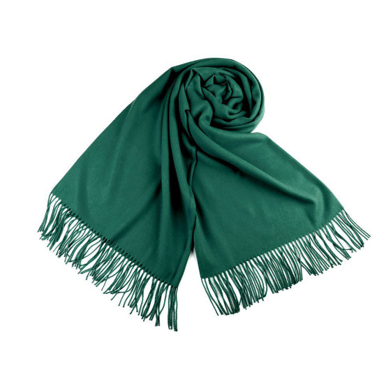Scarf / shawl of pashmina type with fringes 65x180 cm - Red (4 Pieces) Scarf / shawl of pashmina type with fringes 65x180 cm - Red (4 Pieces)