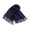 Pañuelo/mantón tipo pashmina con flecos 65x180 cm - Azul parís (1 Pieza)