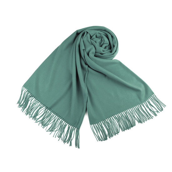 Scarf / shawl of pashmina type with fringes 65x180 cm - Red (4 Pieces) Scarf / shawl of pashmina type with fringes 65x180 cm - Red (4 Pieces)