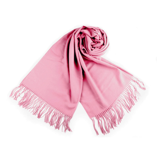 Scarf / shawl of pashmina type with fringes 65x180 cm - Red (4 Pieces) Scarf / shawl of pashmina type with fringes 65x180 cm - Red (4 Pieces)