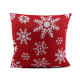 Christmas pillow cover 45x45 cm - Red (4 Pieces)