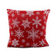 Christmas pillow cover 45x45 cm - Red (4 Pieces)