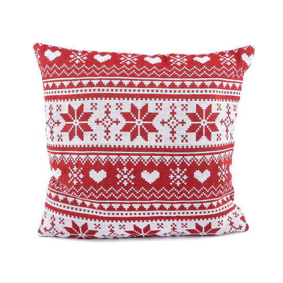 Christmas pillow cover 45x45 cm - Red (4 Pieces)