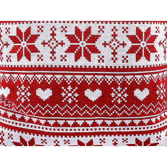 Christmas pillow cover 45x45 cm - Red (4 Pieces)