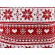 Christmas pillow cover 45x45 cm - Red (4 Pieces)