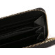 Damen geldbörse blumen 10x19 cm - Schwarz (1 Stück) Damen geldbörse blumen 10x19 cm - Schwarz (1 Stück)