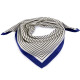Batic satinat cu dungi, 70x70 cm - Alb (1 Bucată) Batic satinat cu dungi, 70x70 cm - Alb (1 Bucată)