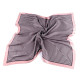 Batic satinat cu dungi, 70x70 cm - Alb (1 Bucată) Batic satinat cu dungi, 70x70 cm - Alb (1 Bucată)