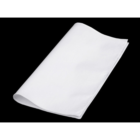 Chusteczka / poszetka bawełniana do kieszonki w pudełku - White (1 Sztuka) Chusteczka / poszetka bawełniana do kieszonki w pudełku - White (1 Sztuka)