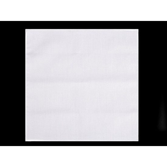 Chusteczka / poszetka bawełniana do kieszonki w pudełku - White (1 Sztuka) Chusteczka / poszetka bawełniana do kieszonki w pudełku - White (1 Sztuka)