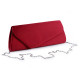Clutch purse / evening bag - satin - Cream (1 Piece)