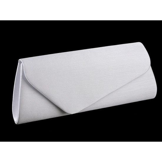 Clutch purse / evening bag - satin - Cream (1 Piece)