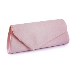 Clutch purse / evening bag - satin - Powder (1 Piece)