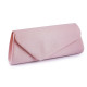 Clutch purse / evening bag - satin - Cream (1 Piece)