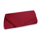 Clutch purse / evening bag - satin - Cream (1 Piece)
