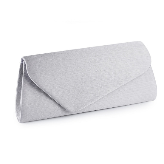 Clutch purse / evening bag - satin - Cream (1 Piece)