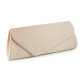 Clutch purse / evening bag - satin - Cream (1 Piece)