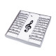 Men's handkerchief gift set - musical notes, chess - White (3 Boxes) Men's handkerchief gift set - musical notes, chess - White (3 Boxes)