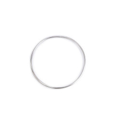 Kółko / obręcz metalowa ø12,6  cm - Nikiel (20 Sztuki)