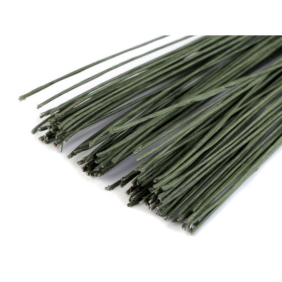 Drut florystyczny ø1 mm, długość 40 cm - Zielony (10 Sztuki) Drut florystyczny ø1 mm, długość 40 cm - Zielony (10 Sztuki)
