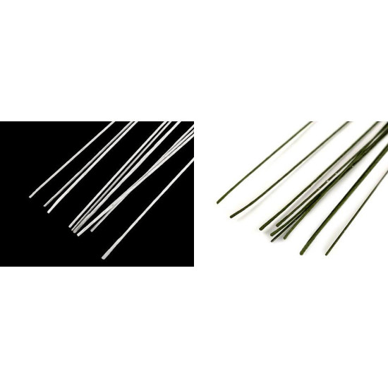 Drut florystyczny ø1 mm, długość 40 cm - Zielony (10 Sztuki) Drut florystyczny ø1 mm, długość 40 cm - Zielony (10 Sztuki)