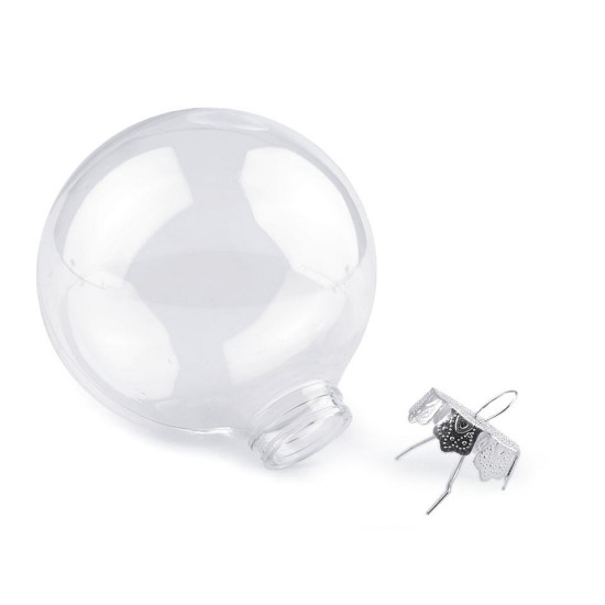 Bombka przezroczysta ø10 cm - Transparent (2 Sztuki) Bombka przezroczysta ø10 cm - Transparent (2 Sztuki)