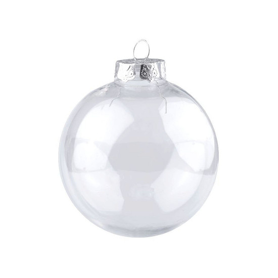 Bombka przezroczysta ø10 cm - Transparent (2 Sztuki) Bombka przezroczysta ø10 cm - Transparent (2 Sztuki)