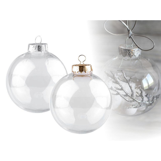 Bombka przezroczysta ø10 cm - Transparent (2 Sztuki) Bombka przezroczysta ø10 cm - Transparent (2 Sztuki)