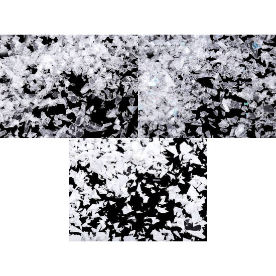 Zăpadă artificială decorativă - Alb (3 Saci) Zăpadă artificială decorativă - Alb (3 Saci)