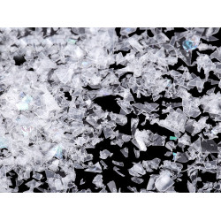 Zăpadă artificială decorativă - Transparent (1 Sac)