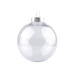 Bombka przezroczysta ø8 cm - Transparent (2 Sztuki)