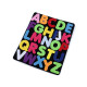 Chiffres/lettres en feutre - Multicolore (4 Sachets)