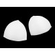 Coussinets de remplacement pour soutien-gorge/maillot de bain/corset, taille xl - Blanc (1 Paire)