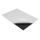 Self-adhesive magnetic foil a4 - Black (12 Pieces) Self-adhesive magnetic foil a4 - Black (12 Pieces)