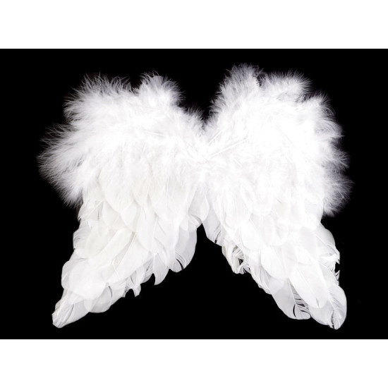 Anielskie skrzydła dekoracja 21x25 cm - White (1 Sztuka) Anielskie skrzydła dekoracja 21x25 cm - White (1 Sztuka)