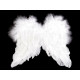 Anielskie skrzydła dekoracja 21x25 cm - White (1 Sztuka) Anielskie skrzydła dekoracja 21x25 cm - White (1 Sztuka)
