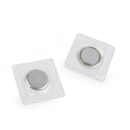 Hidden magnetic fastening / snaps to sew ø15 mm - Transparent (1 Pair) Hidden magnetic fastening / snaps to sew ø15 mm - Transparent (1 Pair)