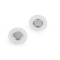 Hidden magnetic fastening / snaps to sew ø15 mm - Transparent (1 Pair)