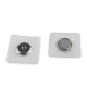 Hidden magnetic fastening / snaps to sew ø15 mm - Transparent (1 Pair) Hidden magnetic fastening / snaps to sew ø15 mm - Transparent (1 Pair)