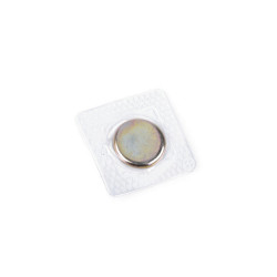 Hidden magnetic snaps to sew ø19 mm - Transparent (1 Pair)
