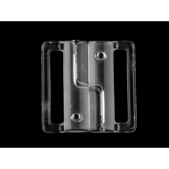 Broche de plástico para bikini, ancho 25 mm - Blanco (20 Pares) Broche de plástico para bikini, ancho 25 mm - Blanco (20 Pares)
