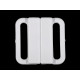 Broche de plástico para bikini, ancho 25 mm - Blanco (20 Pares) Broche de plástico para bikini, ancho 25 mm - Blanco (20 Pares)