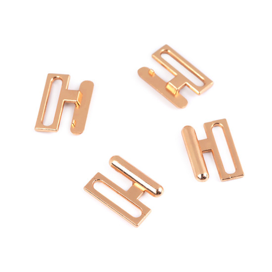 Metal bikini clasp width 14 mm - Black nickel (2 Pairs) Metal bikini clasp width 14 mm - Black nickel (2 Pairs)