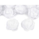 Kwiatek tekstylny róża ø3,5 cm - Niebieskoszary (80 Sztuki) Kwiatek tekstylny róża ø3,5 cm - Niebieskoszary (80 Sztuki)
