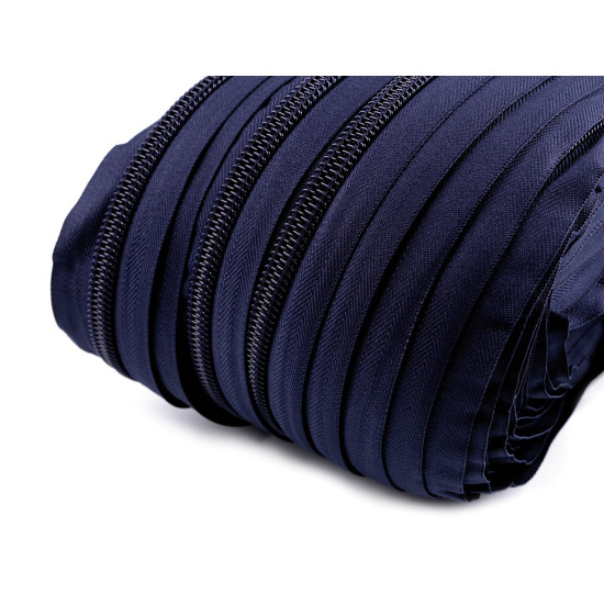Continuous nylon zipper no 10 - Grey (1 Meter)