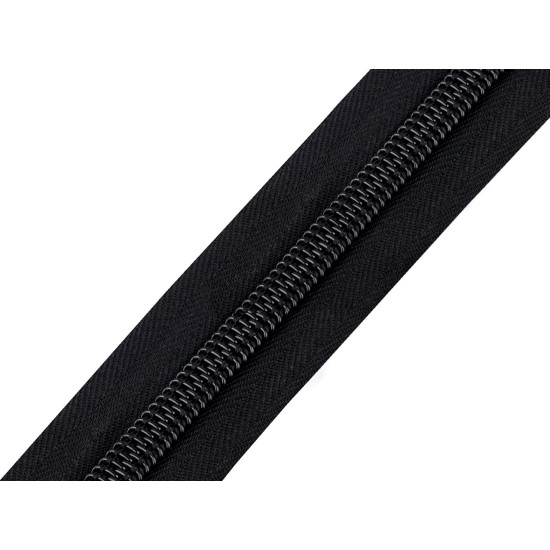 Continuous nylon zipper no 10 - Grey (1 Meter)