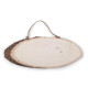 Natural wood tree branch oval slice diy - Ivory (1 Piece) Natural wood tree branch oval slice diy - Ivory (1 Piece)
