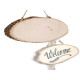 Natural wood tree branch oval slice diy - Ivory (1 Piece) Natural wood tree branch oval slice diy - Ivory (1 Piece)